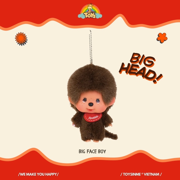 ĐỒ CHƠI MÓC KHÓA KEYRING MONCHHICHI PLUSH 11CM