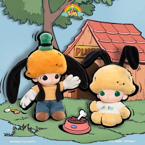 ĐỒ CHƠI HỘP MÙ DIMOO × DISNEY PLUSH KEYCHAIN BLIND BOX