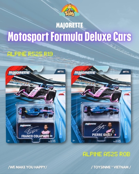ĐỒ CHƠI XE MÔ HÌNH MAJORETTE MOTOSPORT FORMULA DELUXE CARS