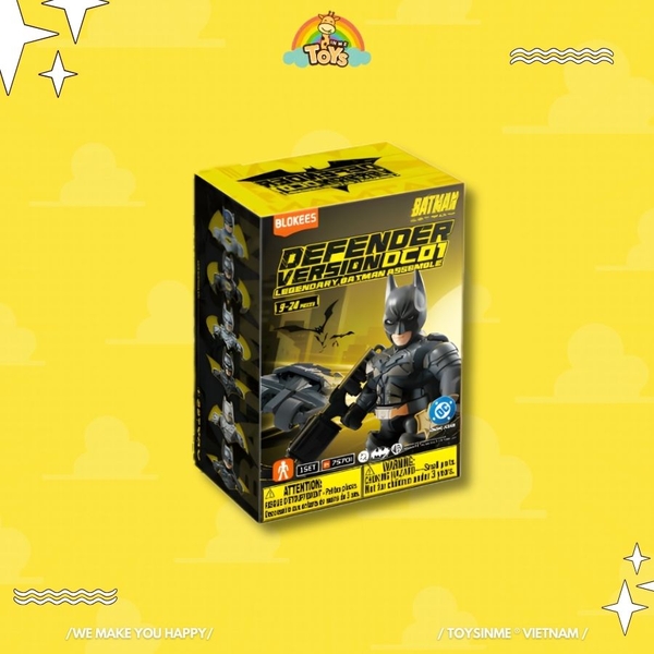 ĐỒ CHƠI HỘP MÙ MÔ HÌNH BATMAN LENGENDARY ASEMNLE - BLOKEES