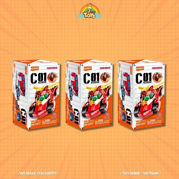 ĐỒ CHƠI HỘP MÙ LẮP RÁP TRANSFORMERS - WHEELS C01
