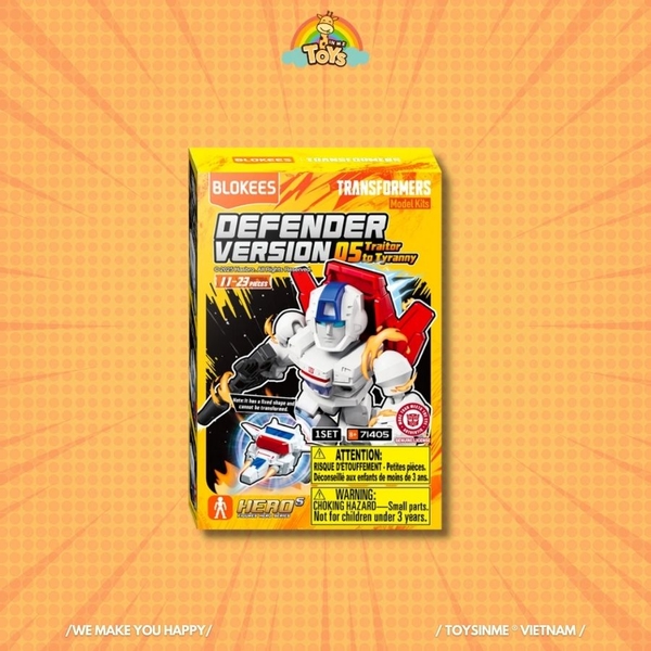 ĐỒ CHƠI MÔ HÌNH LẮP RÁP TRANSFORMERS DEFENDER - 05 TRAITOR TO TYRANNY