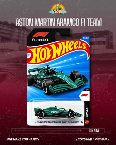 ĐỒ CHƠI XE MÔ HÌNH HOT WHEELS ASTON MARTIN ARAMCO