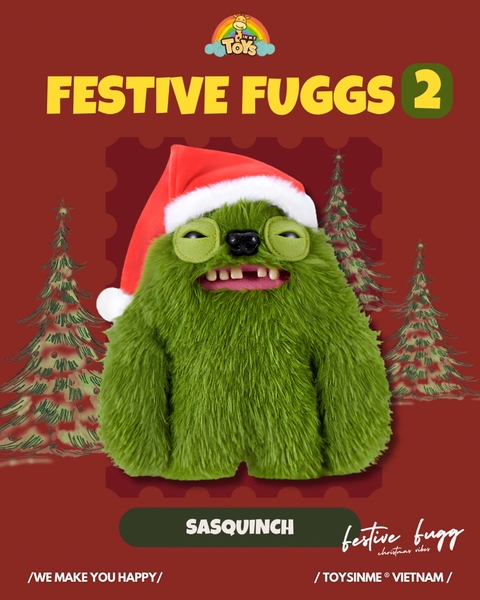 ĐỒ CHƠI GẤU BÔNG SƯU TẦM FUGGLER FESTIVE FUGGS 2