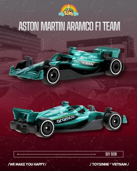 ĐỒ CHƠI XE MÔ HÌNH HOT WHEELS ASTON MARTIN ARAMCO