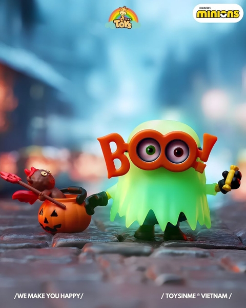 ĐỒ CHƠI HỘP MÙ MÔ HÌNH MINION MOKOO - BELLOWEEN
