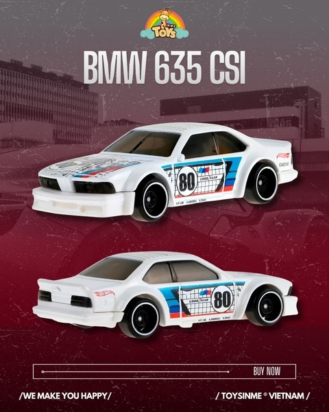 ĐỒ CHƠI XE MÔ HÌNH HOT WHEELS BMW 635 CSi