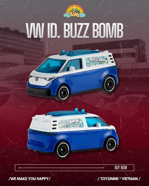 ĐỒ CHƠI XE MÔ HÌNH HOT WHEELS VW ID BUZZ BOMB