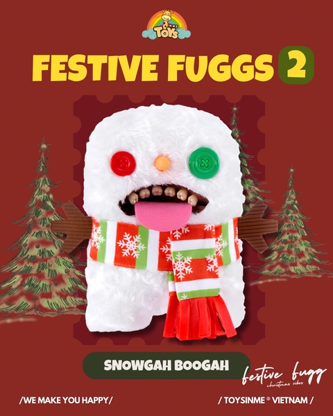 ĐỒ CHƠI GẤU BÔNG SƯU TẦM FUGGLER FESTIVE FUGGS 2