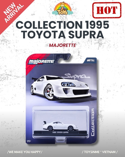 ĐỒ CHƠI SƯU TẦM XE MÔ HÌNH MAJORETTE TOYOTA SUPRA COLLECTION 1995