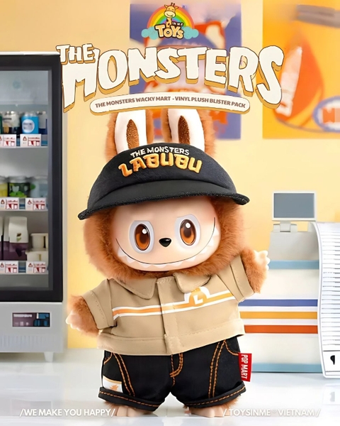 ĐỒ CHƠI MÔ HÌNH LABUBU THE MONSTERS WACKY MART - VINYL PLUSH BLISTER PACK