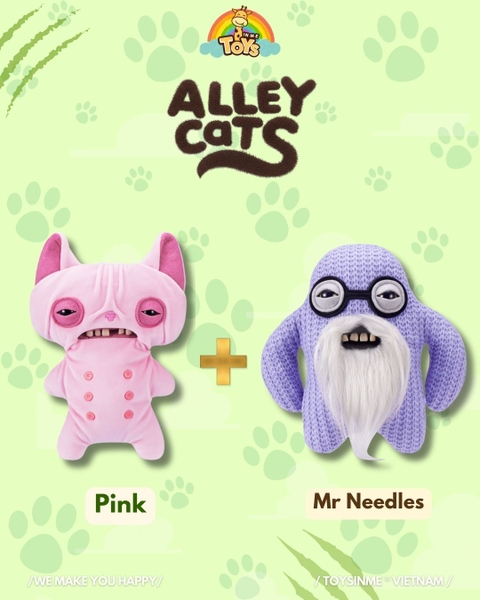 COMBO FUGGLER ALEY CAT HỒNG + OLD FOGIES MR NEEDLE