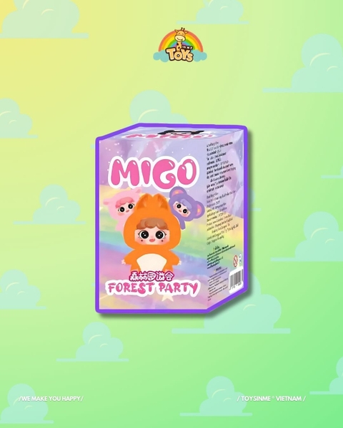 ĐỒ CHƠI HỘP MÙ MÓC KHÓA MIGO FOREST PARTY