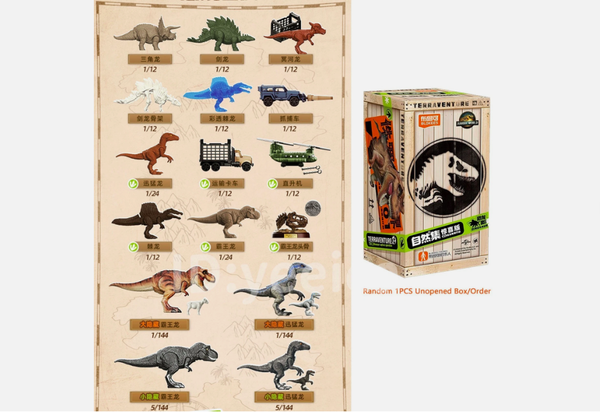 ĐỒ CHƠI HỘP MÙ KHỦNG LONG JURASSIC WORLD TERRAVENTURE TS 01 DINOSAUR CAPTURE OPERATION | BLOKEES