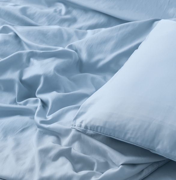 Bộ Chăn Ga Gối Xanh Biêng Biếc Chagota Bedding Mềm Mịn, Mát Lạnh Cao Cấp Thoáng Mát Cho Gia Đình Bạn 1m4