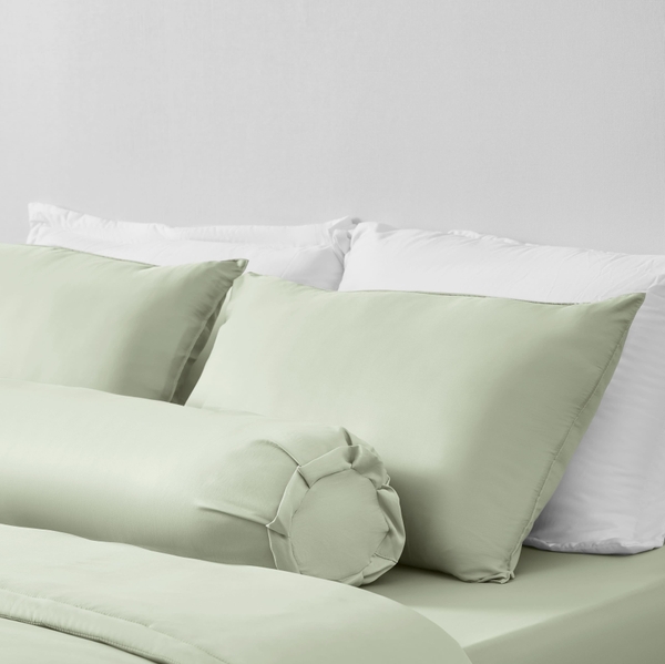 Bộ Chăn Ga Gối Xanh Thì Thầm Chagota Bedding Mềm Mịn, Mát Lạnh Cao Cấp Thoáng Mát Cho Gia Đình Bạn 2m