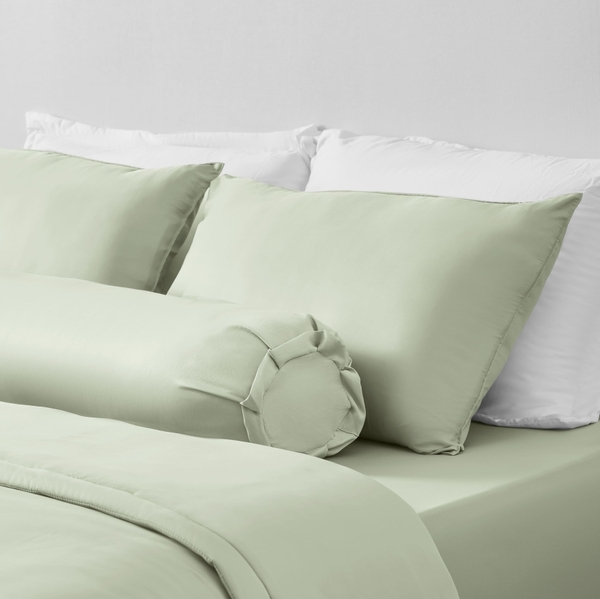 Bộ Chăn Ga Gối Xanh Thì Thầm Chagota Bedding Mềm Mịn, Mát Lạnh Cao Cấp Thoáng Mát Cho Gia Đình Bạn 1m2