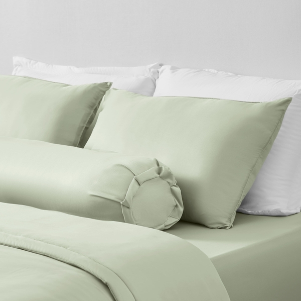 Bộ Chăn Ga Gối Xanh Thì Thầm Chagota Bedding Mềm Mịn, Mát Lạnh Cao Cấp Thoáng Mát Cho Gia Đình Bạn 1m