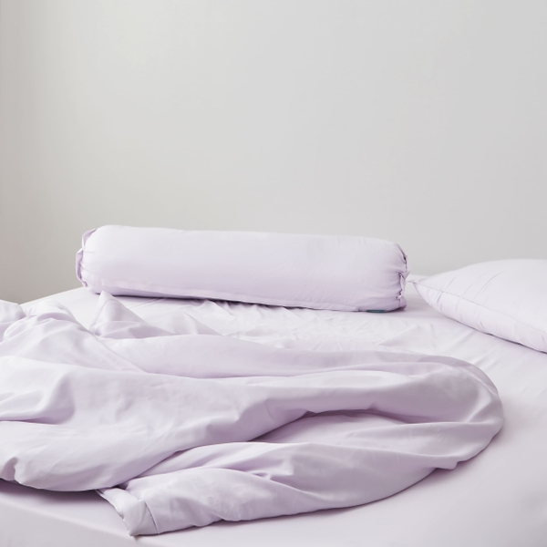 Ga Giường Lẻ Lụa Ice Silk Tím Sim, Drap Nệm Bo Chun Mềm Mát, Mát Lạnh 1m6.