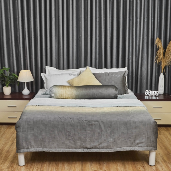 Bộ Chăn Ga Gối Lyocell T300s King Mát Lạnh Kháng Khuẩn 5 Món - Hàng đặt
