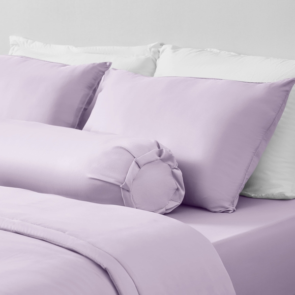 Bộ Ga Gối Chun Tím Sim Chagota Bedding Mềm Mịn, Mát Lạnh Cao Cấp Thoáng Mát Cho Gia Đình Bạn 2m