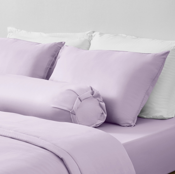 Bộ Chăn Ga Gối Tím Sim Chagota Bedding Mềm Mịn, Mát Lạnh Cao Cấp Thoáng Mát Cho Gia Đình Bạn 1m