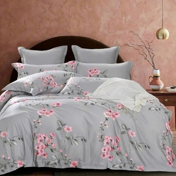 Bộ Ga Gối Chun Tencel Microfiber 75 Mát Lạnh Kháng Khuẩn 4 Món 2mx2m