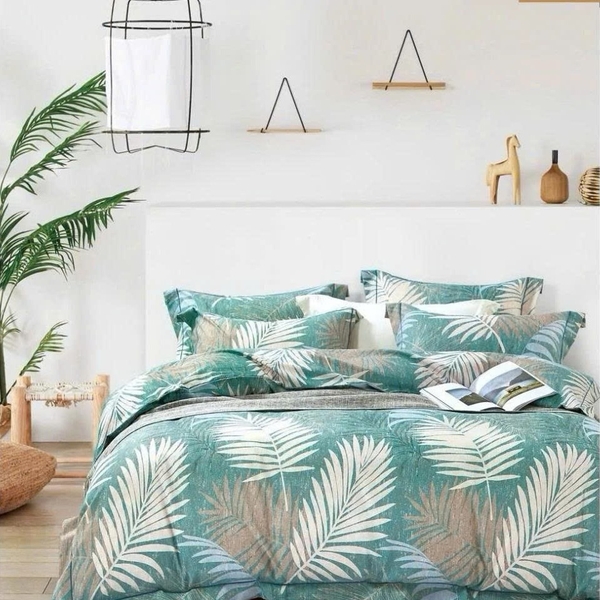 Bộ Ga Gối Chun Tencel Microfiber 76 Mát Lạnh Kháng Khuẩn 4 Món 1m6x2m