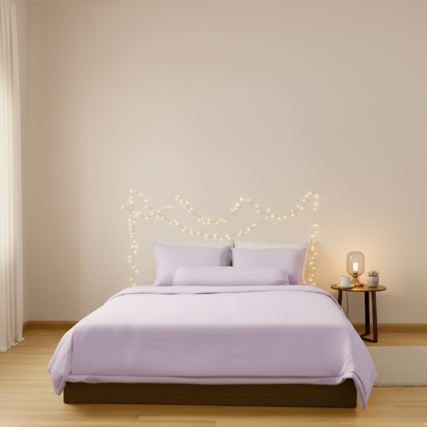 Bộ Chăn Ga Gối Tím Sim Chagota Bedding Mềm Mịn, Mát Lạnh Cao Cấp Thoáng Mát Cho Gia Đình Bạn 1m