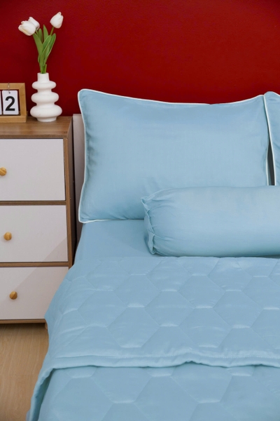 Bộ Mền LYOCELL XANH SKY 2M