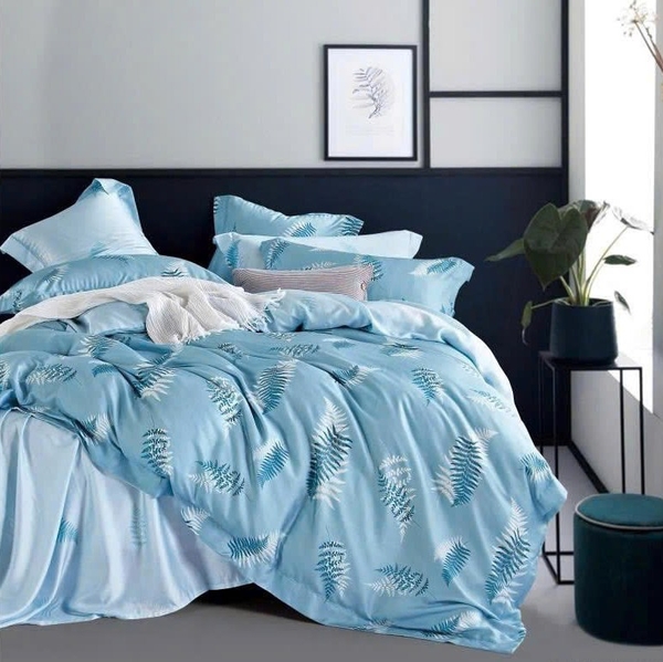 Bộ Chăn Ga Gối Lyocell T220s Luxury 41 Mát Lạnh Thoáng Khí 5 Món 1m6x2m
