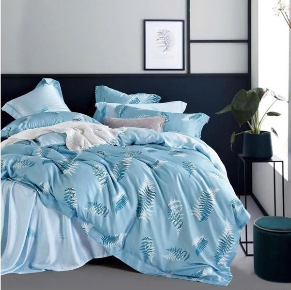 Bộ Chăn Ga Gối Lyocell T220s Luxury 41 Mát Lạnh Thoáng Khí 5 Món 2mx2m