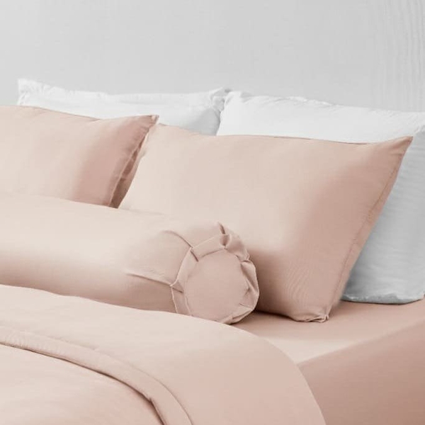 Bộ Ga Gối Chun Nâu Trầm Ấm Chagota Bedding Mềm Mịn, Mát Lạnh Cao Cấp Thoáng Mát Cho Gia Đình Bạn 1m2