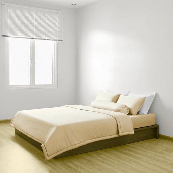 Bộ Chăn Ga Gối Vàng Ấm Áp Chagota Bedding Mềm Mịn, Mát Lạnh Cao Cấp Thoáng Mát Cho Gia Đình Bạn 2m2