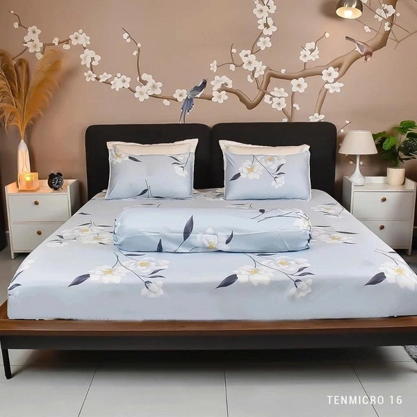 bộ drap tencel microfiber 74 2mx2m