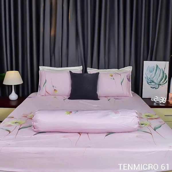 bộ drap tencel microfiber 74 2mx2m