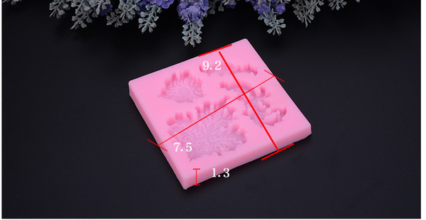 Khuôn Silicon - Viền Họa Tiết - Họa Tiết 4c