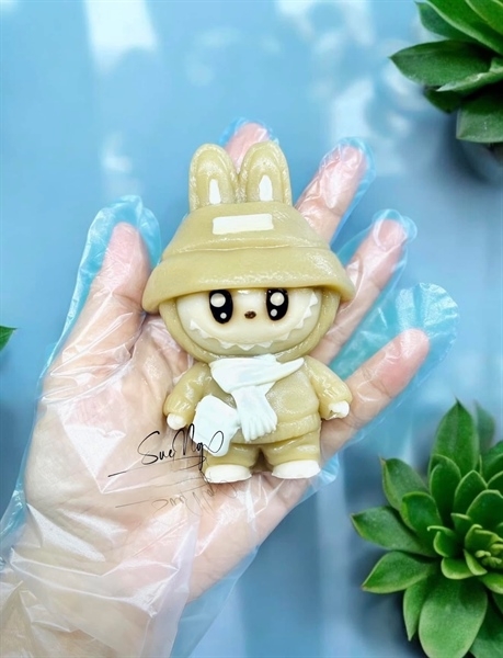 Khuôn Silicon - Labubu Đeo Giỏ 9cm