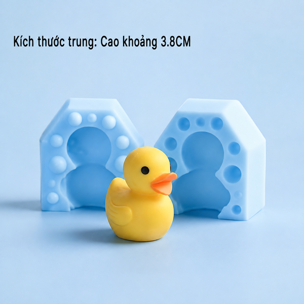 Khuôn Silicon - Động Vật - Vịt Anh 2 Mảnh