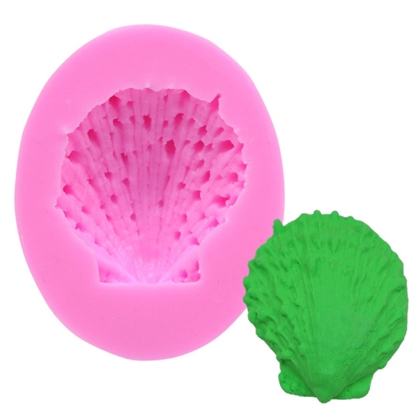 Khuôn Silicon - Sinh Vật Biển TH - sò biển 4.8x4.5cm