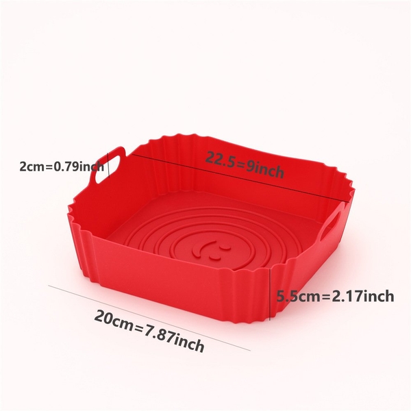 Khuôn Silicon - Đế - Đế Vuông Cười 19cm YH1038