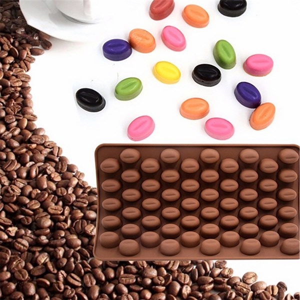 Khuôn Silicon - Rau Củ - Hạt Cafe - Vĩ 55c