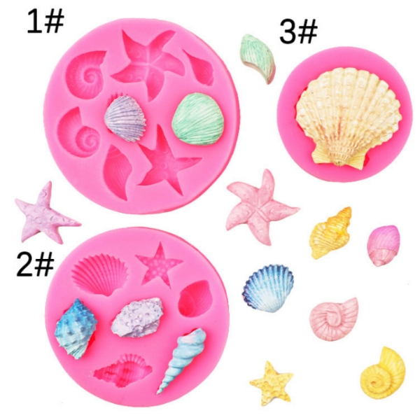 Khuôn Silicon - Combo Set 3 Sinh Vật Biển