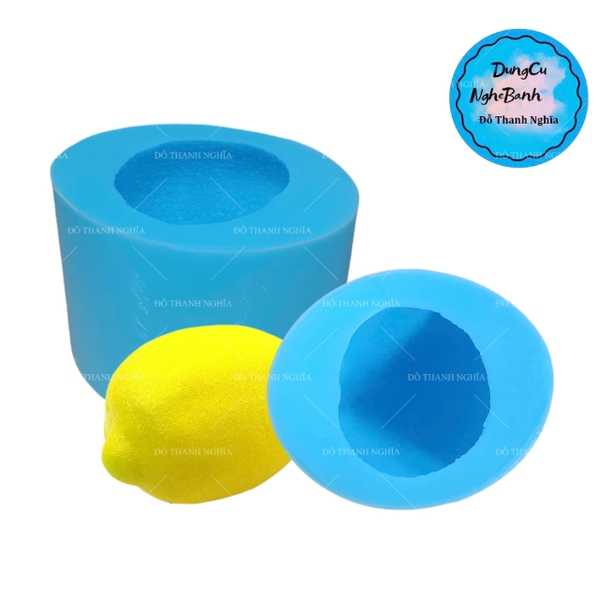 Khuôn Silicon - Trái Cây - Chanh 8cm