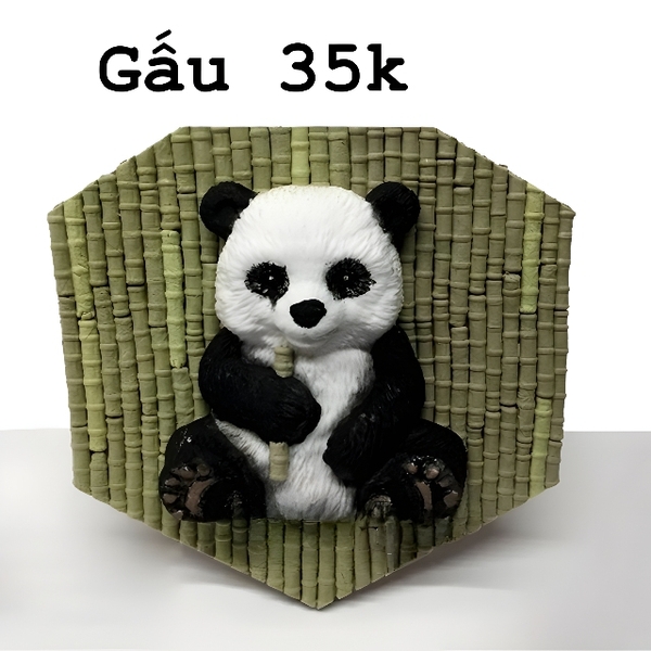 Khuôn Silicon - Động Vật - Gấu Trúc