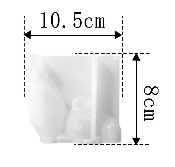 Khuôn Silicon - Biển - Cá 3 Đuôi 10cm