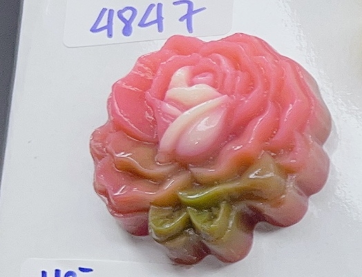 Khuôn Silicon - Hoa Hồng Hoa Sen 1 Bông 2 Phân Loại 4.5Cm - hoa hồng 4.5cm