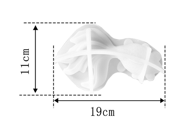 Khuôn Silicon - Biển - Cá Vàng 19cm