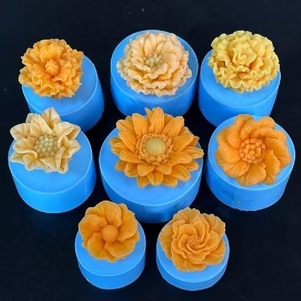 Khuôn silicon - Combo Set 8 Hoa Cúc