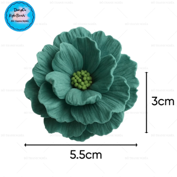 Khuôn Silicon - Hoa Mẫu Đơn Nhuỵ 5.5cm